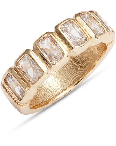 SET & STONES Bryn Cubic Zirconia Band Ring - White