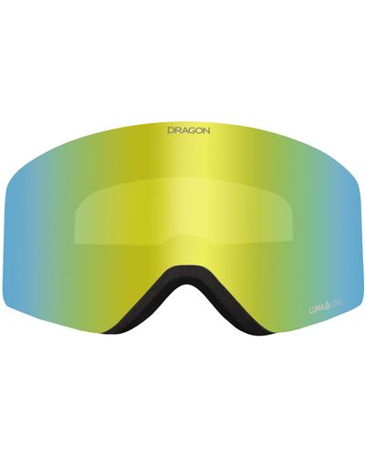 Dragon R1 Otg 63mm Snow goggles With Bonus Lens - Yellow