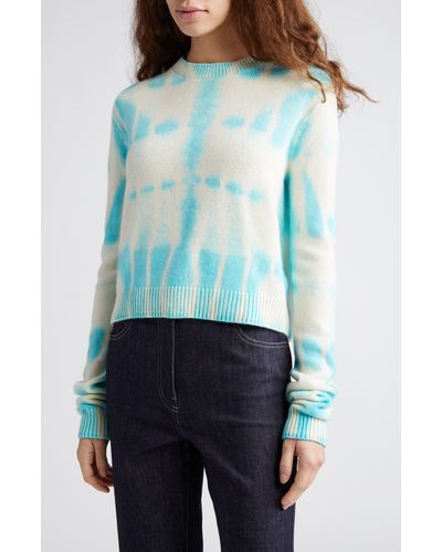 The Elder Statesman Cashmere Plaid Print Pullover w/ Tags - Green Sweaters,  Clothing - WTESM30051