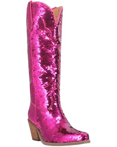 Dingo Dance Hall Queen Western Boot - Pink