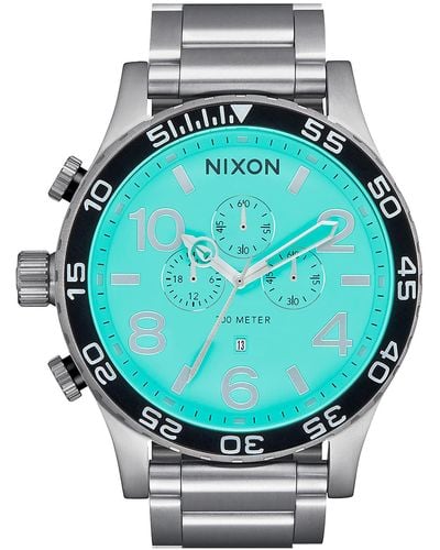 Nixon 51-30 Chronograph Bracelet Watch - Blue