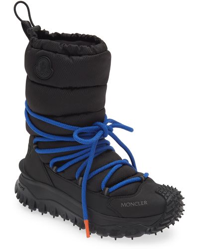 Moncler Trailgrip Gore-tex Waterproof Après Snow Boot - Blue