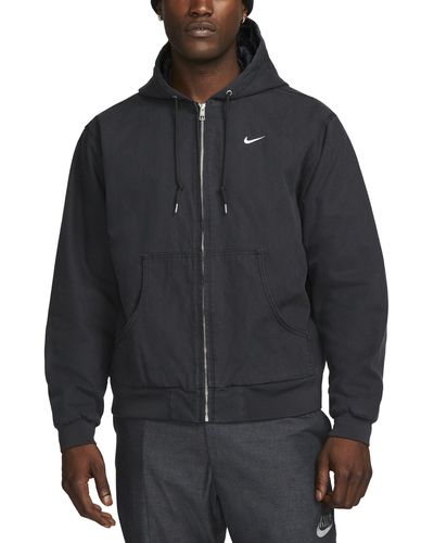 Nike Life Padded Hooded Jacket - Gray