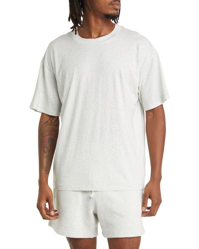 Elwood Core Oversize Organic Cotton Jersey T-shirt - White