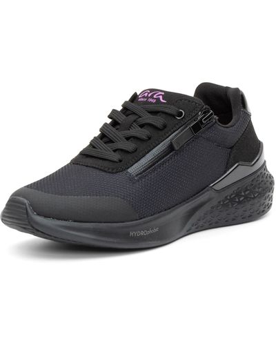 Ara Manteo Water Resistant Low Top Sneaker - Black