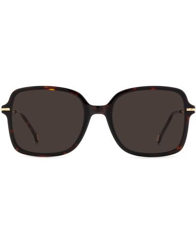 Carolina Herrera 55mm Square Sunglasses - Multicolor