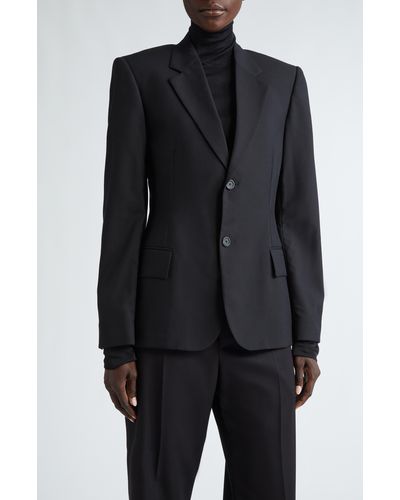 Balenciaga Tailored Wool Blazer - Black