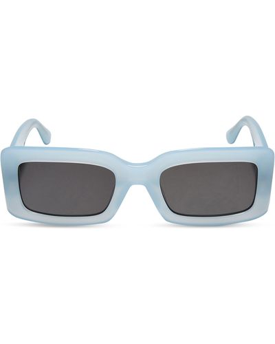 DIFF Indy 51mm Rectangular Sunglasses - Blue