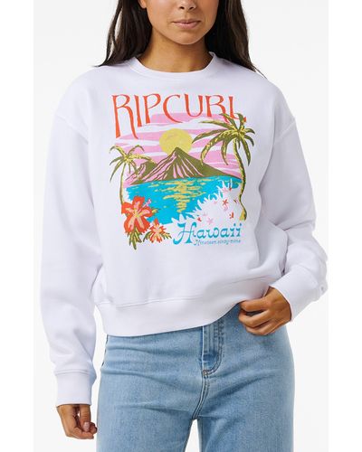 Rip Curl Island Graphic Sweatshirt - Gray
