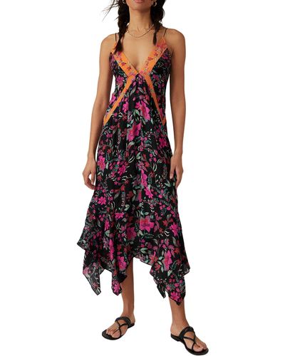 Free People There She Goes Maxi Slip - Multicolor
