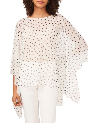Chaus Dotted Mesh Cape - Natural