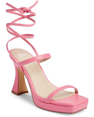 BP. Netta Platform Sandal - Pink