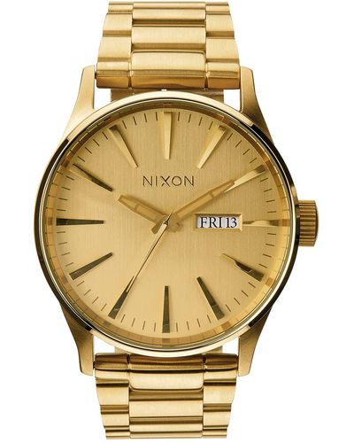 Nixon Sentry Bracelet Watch - Metallic