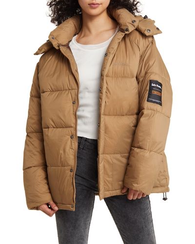 iets frans... Thermore Puffer Jacket - Brown