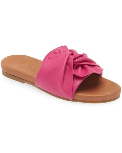 The Flexx Knotty Slide Sandal - Pink