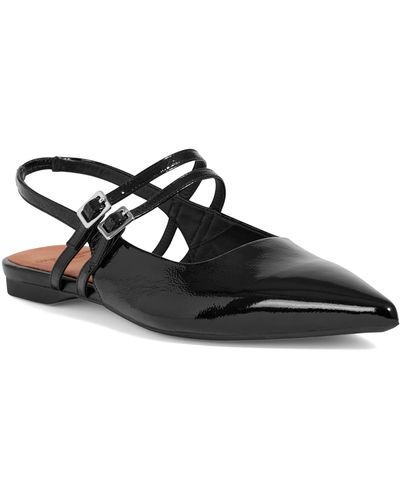 Vagabond Shoemakers Hermine Pointed Toe Slingback Flat - Black