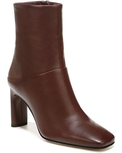 Sarto Flexa Comfort Leather Bootie - Brown
