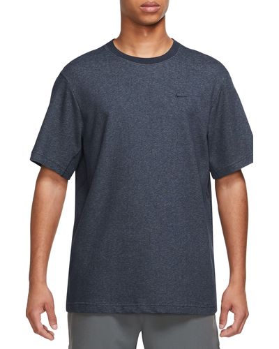 Nike Primary Training Dri-fit Short Sleeve T-shirt - Blue