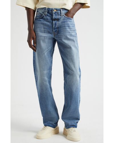 Fear Of God Collection 8 Straight Leg Jeans - Blue