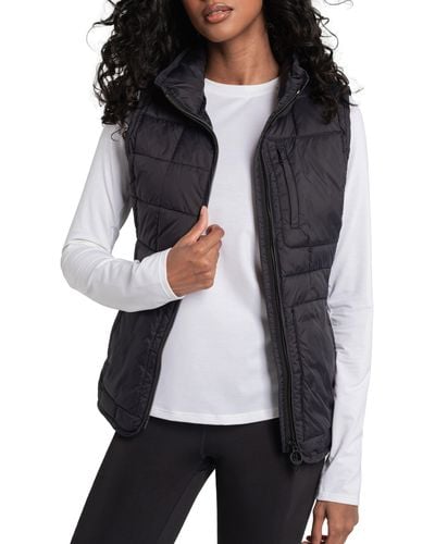 Lolë Daily Water Repellent Quilted Vest - Black