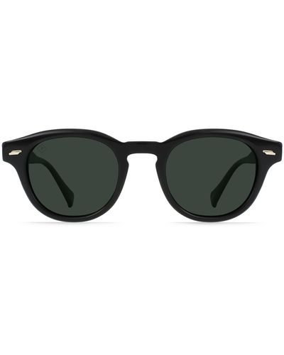 Raen Kostin Round Polarized Square Sunglasses - Black