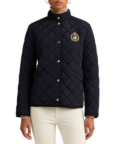 Lauren by Ralph Lauren Quilted Recycled Polyester Jacket - Blue