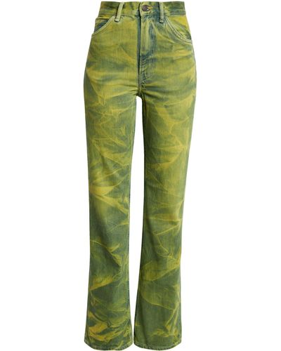Acne Studios 1977 Nonstretch Bootcut Jeans - Green
