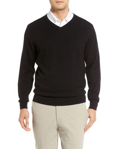 Cutter & Buck Lakemont V-neck Sweater - Black