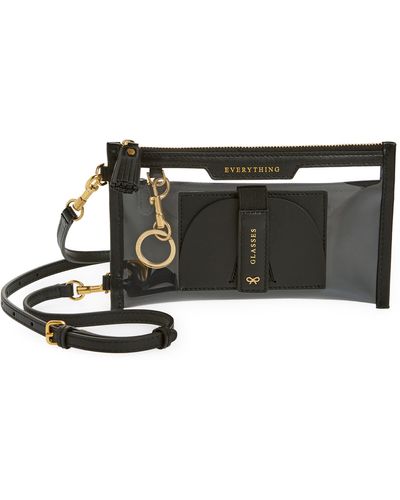 Anya Hindmarch Everything Recycled Tpu Lanyard Pouch - Black