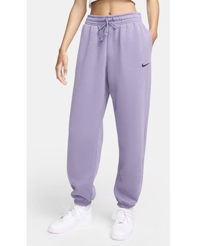Nike Phoenix Oversize Fleece Sweatpants - Purple