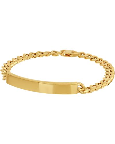 Bony Levy 14k Gold Id Link Bracelet - Yellow