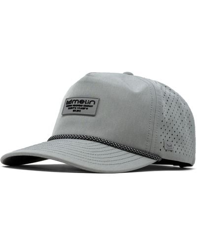 Melin Coronado Brick Hydro Performance Snapback Hat - Gray