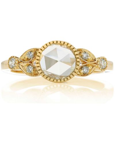 Sethi Couture Evelyne Rose Cut Diamond Ring - Multicolor