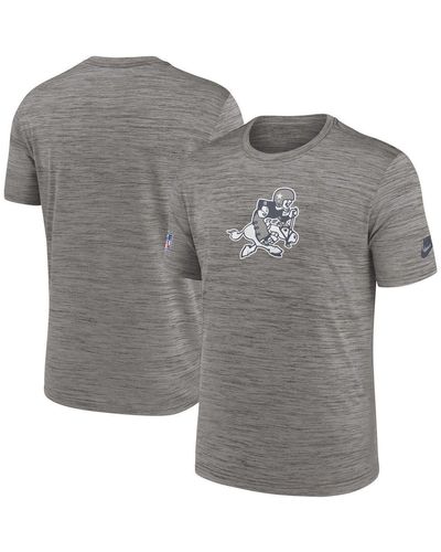 Nike Dallas Cowboys 2023 Sideline Alternate Logo Performance T-shirt At Nordstrom - Gray