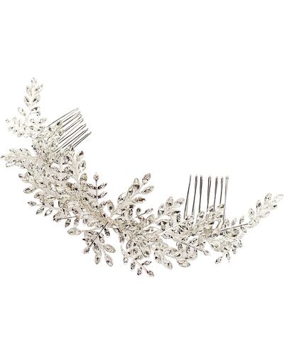 Brides & Hairpins Serena Crystal Hair Comb - Metallic