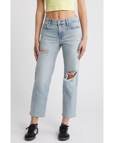 PacSun '90s Ripped Straight Leg Jeans - Blue
