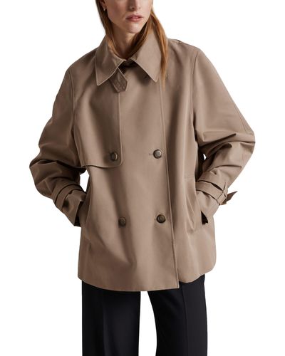 & Other Stories & Crop Trench Coat - Brown