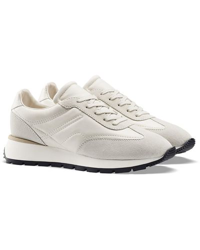 KOIO Retro Runner Leather Sneaker - White