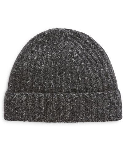 Vince Marled Cashmere Beanie - Gray