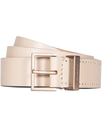 AllSaints Leather Belt - Natural