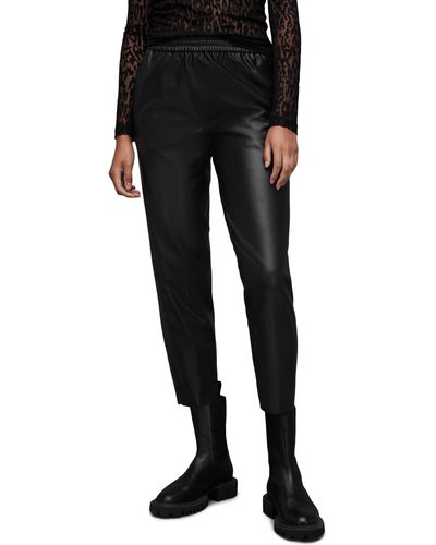 AllSaints Jen Faux Leather sweatpants - Black