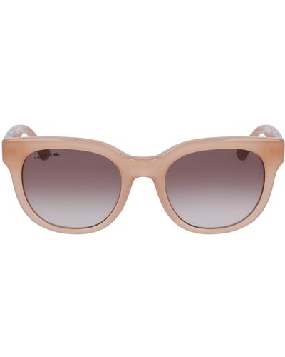 Lacoste 52mm Oval Sunglasses - Pink