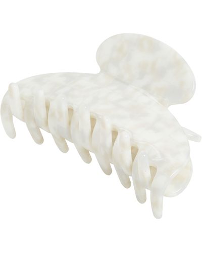 France Luxe Couture Claw Clip - White