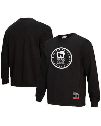 Mitchell & Ness Dustin Brown Los Angeles Kings Forever A King Long Sleeve T-shirt At Nordstrom - Black