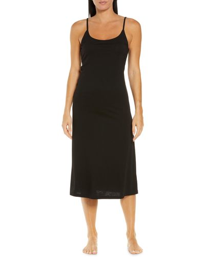 Papinelle Basic Knit Nightgown - Black
