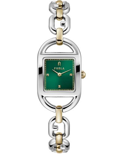 Furla Square Bracelet Watch - Green