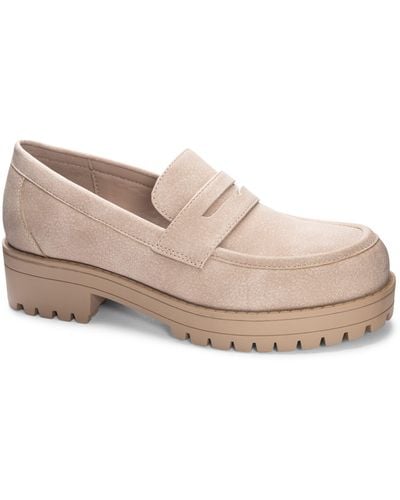 Dirty Laundry Voidz Platform Penny Loafer - Natural