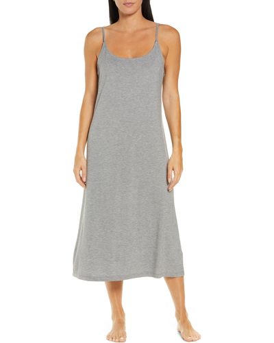 Papinelle Basic Knit Nightgown - Gray