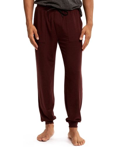 Threads For Thought Pierce Patch Pocket French Terry sweatpants - Red