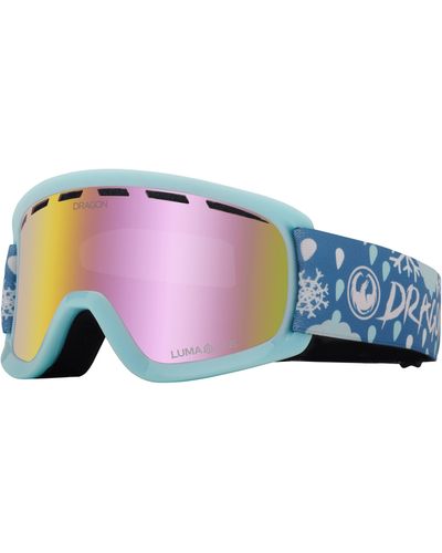 Dragon Lil D Base Youth Fit 44mm Snow goggles - Blue